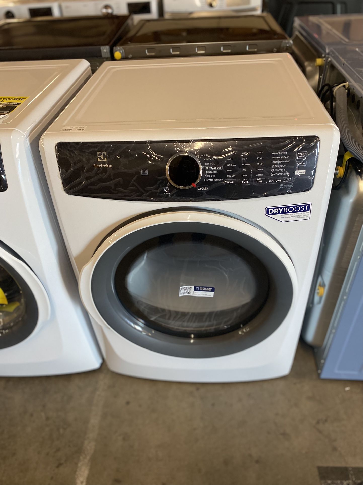 Electrolux  ELFE7437AW 27 Inch Electric Dryer with 8.0 Cu. Ft. Capacity