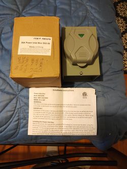 50A Power Inlet Box