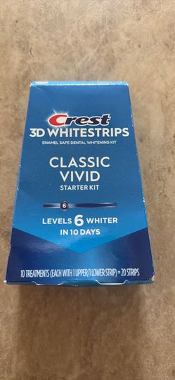 Classic Vivid At-Home Teeth Whitening Starter Kit 10 Treatments, 6 Levels Whiter