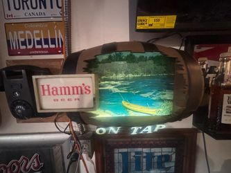 Rare Hamms beer sign