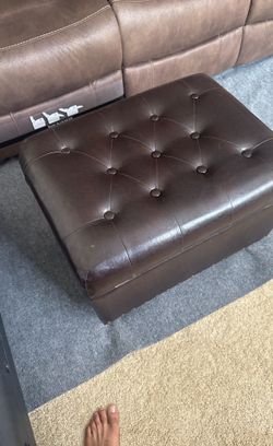 Sturdy Ottoman With Storage For Sale