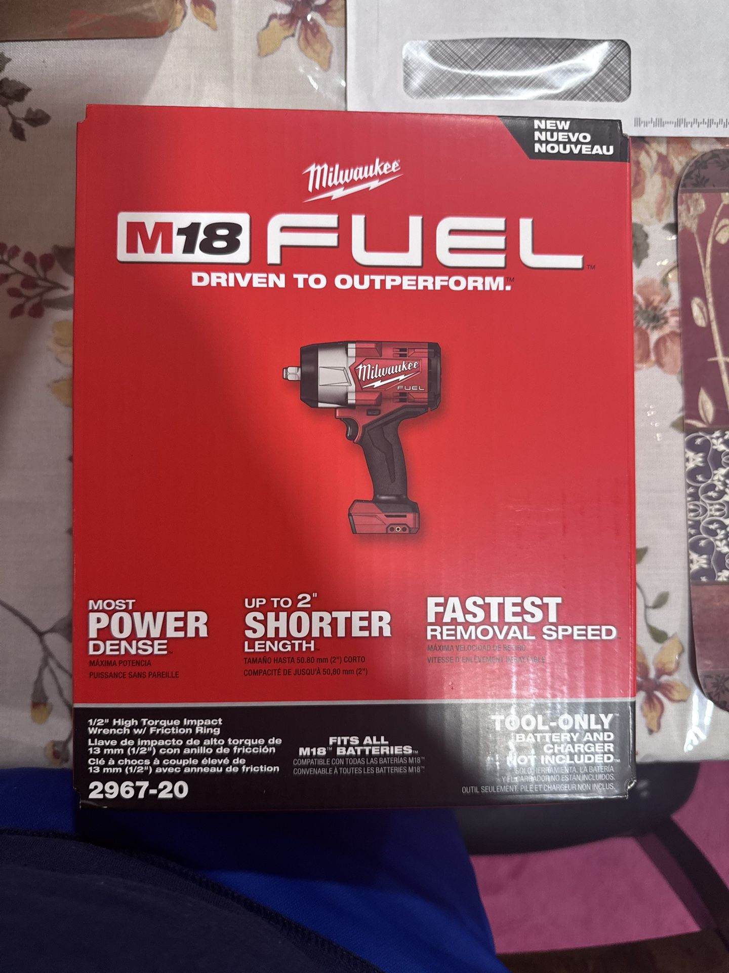 Milwaukee 2967-20 high torque impact 1/2 inch with battery