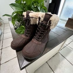 UGG Butte Distressed Boot Burnt Cedar Men’s Size 8.5