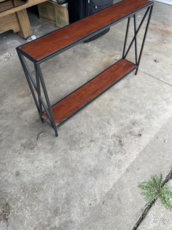 Wooden Accent Items (bookcase and Table)