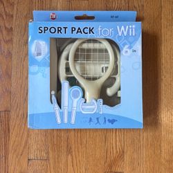 Sports Pack 6 in 1 for Nintendo Wii Accessory Pack