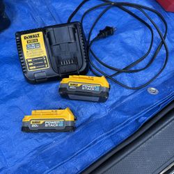 Dewalt 2 Battery + Charger $120 All Firm Price Thanks 