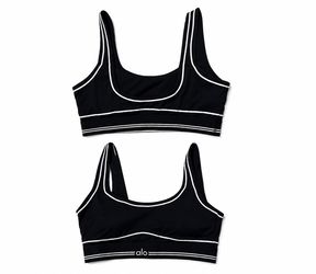 NWT Alo Yoga Black Matching Set – High Waisted Leggings & Sports Bra