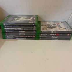 Xbox One Games - Read Description 