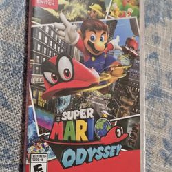 Nintendo Switch Game Super Mario Odyssey Brand New 
