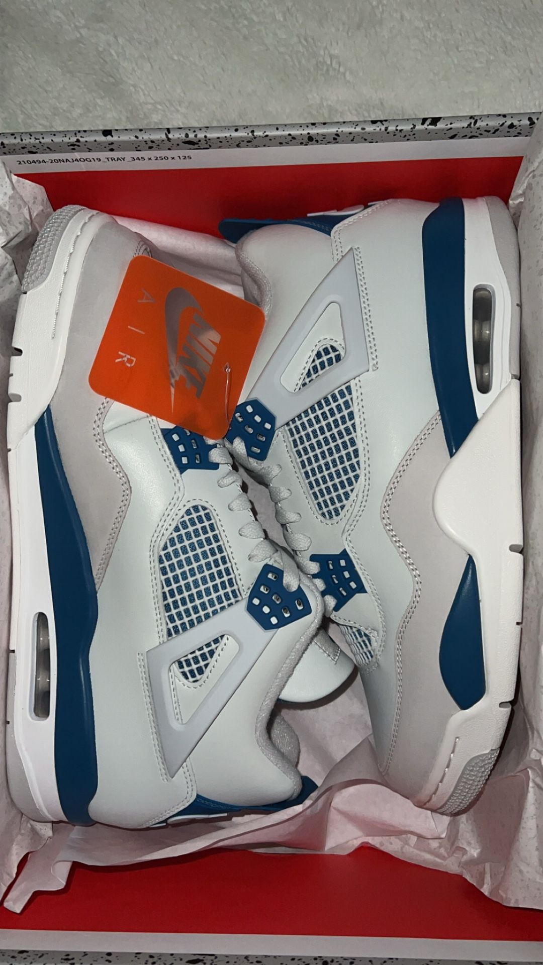 Brand New Jordan 4 Retro “Military Blue”