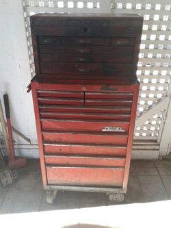 Old snap on tool box