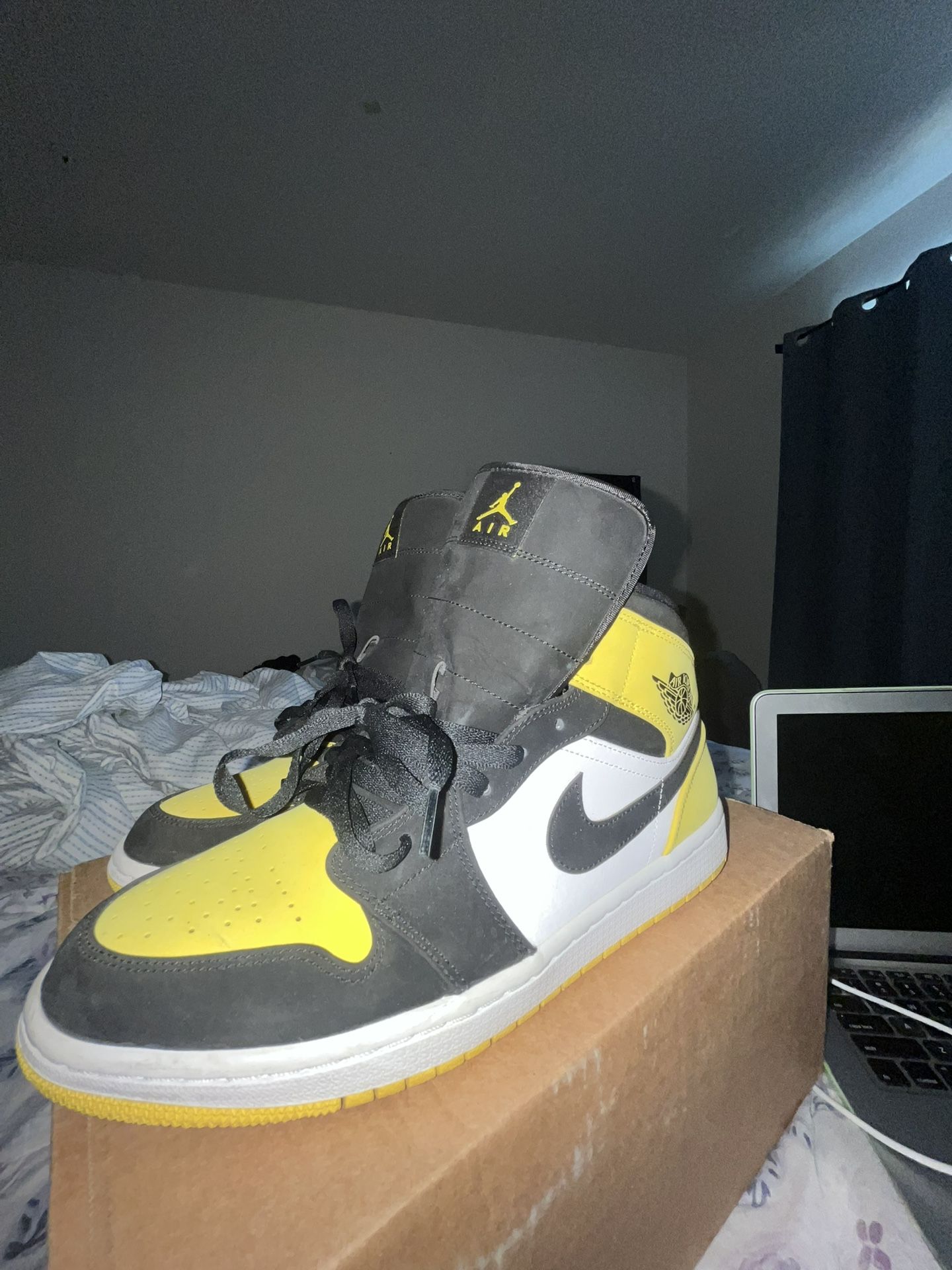 Yellow Toe Jordan 1s