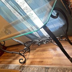 Glass Buffet Table