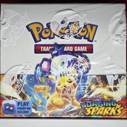 Pokemon Surging Sparks Booster Box - Factory Sealed (From Authentic Pokemon Vending Machine)