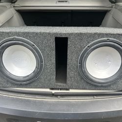 Speaker box 12” infinity woofer + JBL Amplifier 