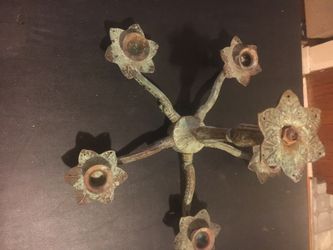 Vintage candle chandelier