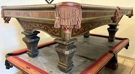 Brunswick 8 Foot Ashbee Custom Finish Pool Table