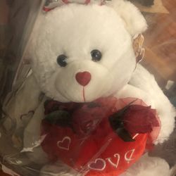 Valentines Day Bear About 12 Inches