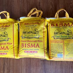 Bisma Finest Basmati Rice Eacg Bag  10 lb. Each 8$