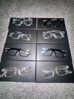 Clear Chrome Hearts Glasses