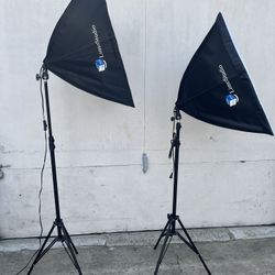 LimoStudio photography softbox light kit. Set 2