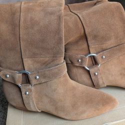 Steve Madden Krosby Chestnut Suede Size 7.5 Boots