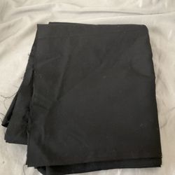 New Black cotton fabric 36” length, 44” width 