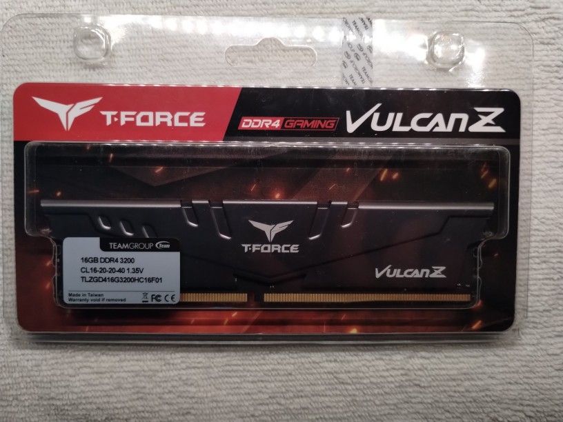 T-force, VulcanZ DDR4 16gb 3200mhz GAMING Ram