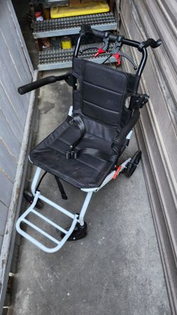 Lightweight foldable transport wheelchair for travel, portable manual wheelchairs for adults or Kids , compact