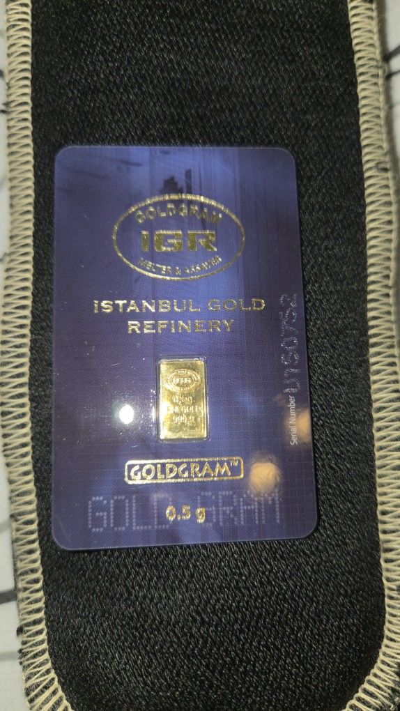 24Kt Half Gram Gold Bar