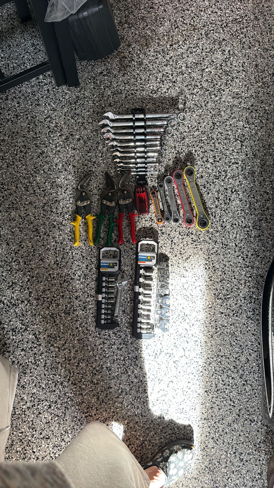 Set Of Various Types Of Tools