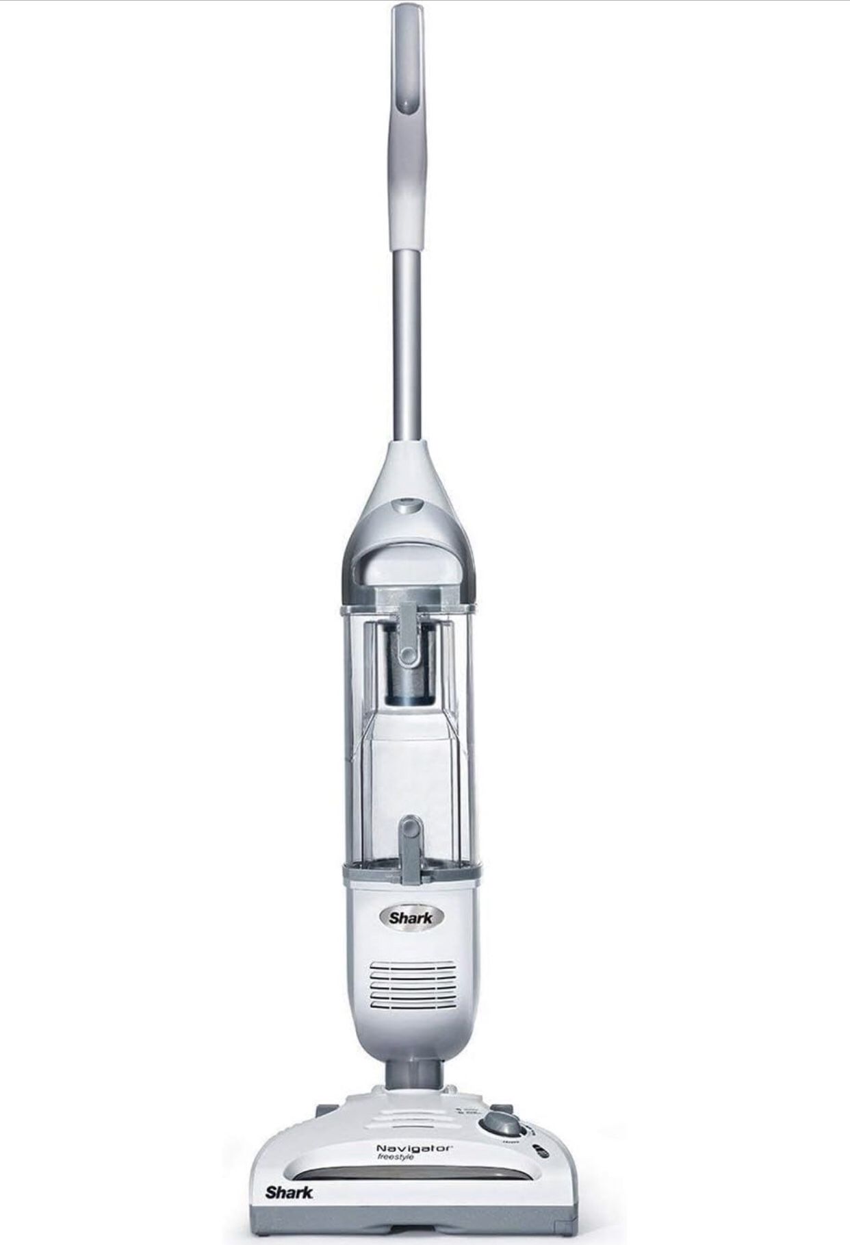 Shark SV1106 Navigator Freestyle Upright Bagless Cordless Stick Vacuum for Carpet, Hard Floor and Pet with XL Dust Cup and 2-Speed Brushroll, White/Gr