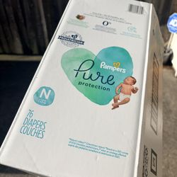 PAMPERS PURE NEWBORN DIAPERS (92 Count)