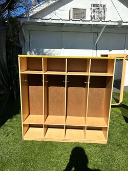 Kids heavy duty coat locker