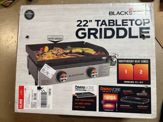 Blackstone 22" Original Omnivore Tabletop Griddle 2-Burner Liquid Propane Grill