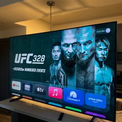 QLED 65” Smart TV HDR UHD 4k! Excellent Picture