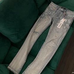 Purple jeans size 32