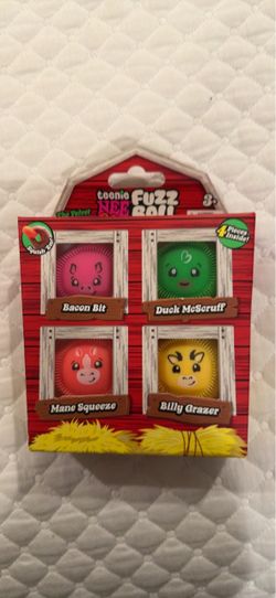 Teenie Needoh Fuzz Ball Farm Yard Animals