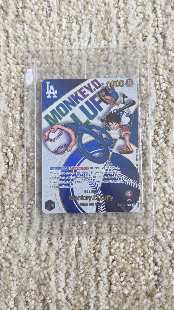 Monkey D Pokemon LA Dodgers Collaboration Sealed 