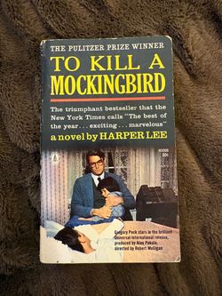 1962 To Kill a Mockingbird Harper Lee Paperback
