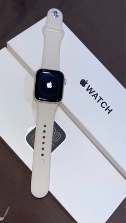 Apple Watch with Starlight Sport Band