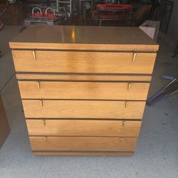 Mid-Century Style 5-Drawer Dresser