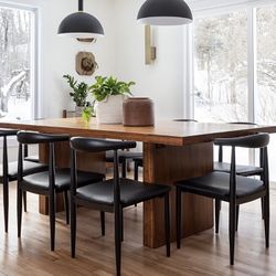 Black Modern Chairs Set Of 4