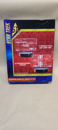 New Star Trek Enterprise Acrylic Schematic Led Set