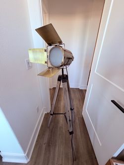 Industrial Tripod Floor Lamp