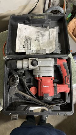Bauer 1-9/16 SDS Max Type Pro Rotary Hammer Kit