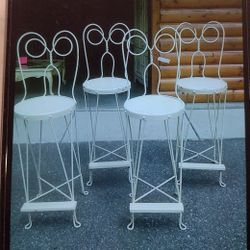 Vintage Ice Cream Parlor Stool's 