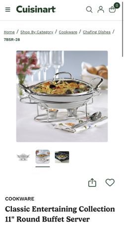 Classic Entertaining Collection 11" Round Buffet Server