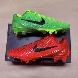 Nike Vapor Edge Kobe VI 6 SE Grinch Mismatch Football shoes Men’s size 7 or 7.5 NEW!