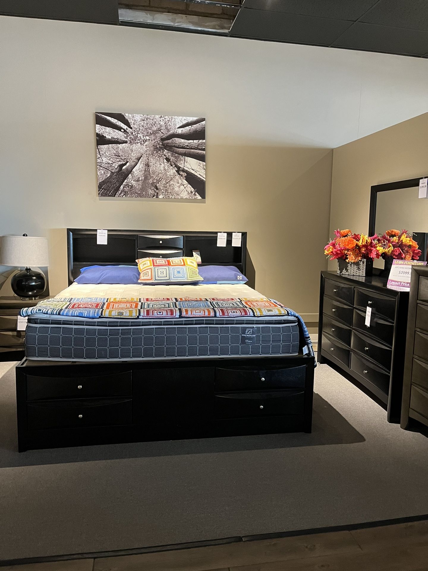 4PC King Bedroom Set